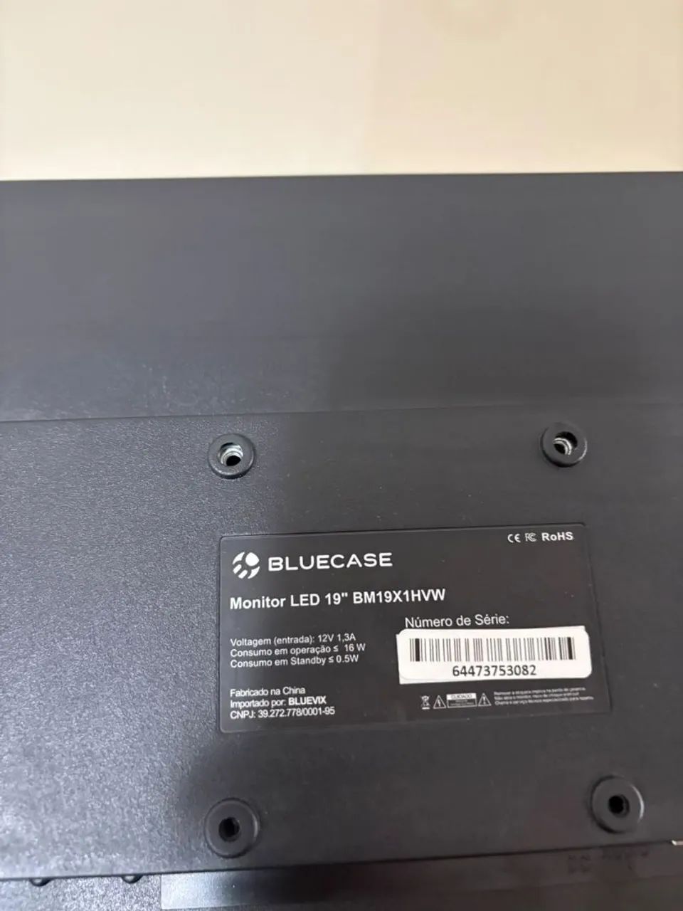 Monitor bluecase 19 polegadas 75 hz