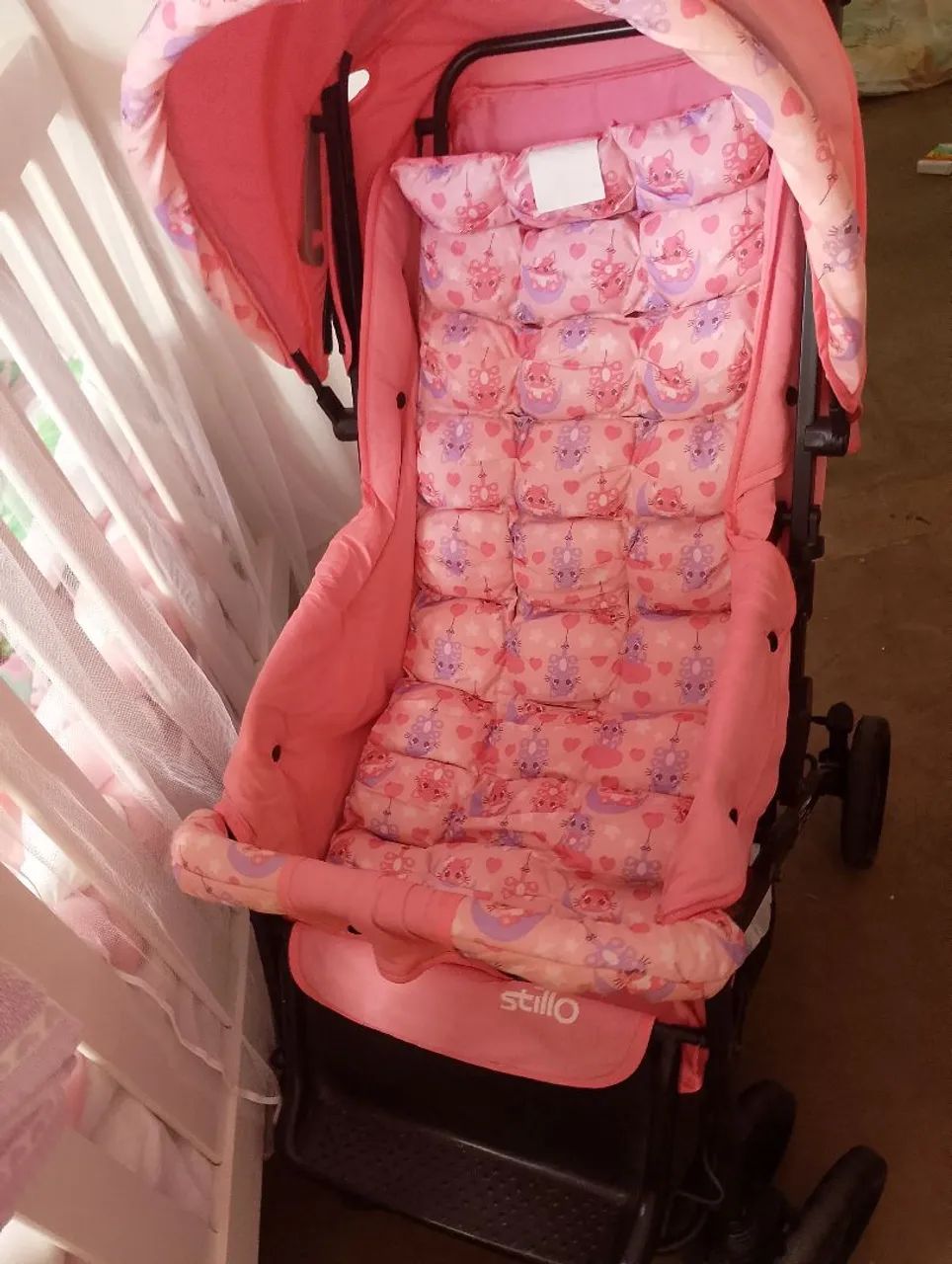 Carrinho de bebê menina - Foto 5
