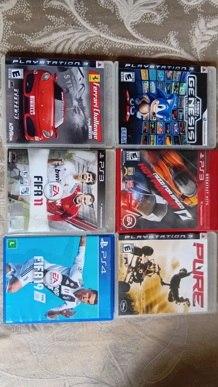 Games PS3 e PS4