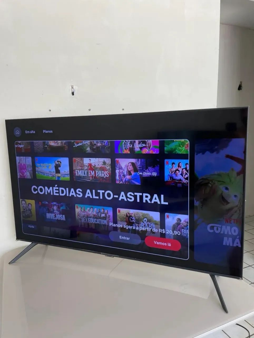 Tv Smart 50 Polegadas Samsung 4k Borda Infinita Bluetooth - Foto 3