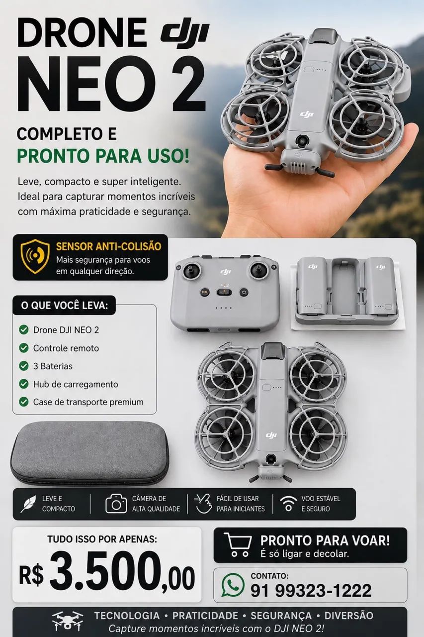 Drone DJI NEO 2 COMPLETO