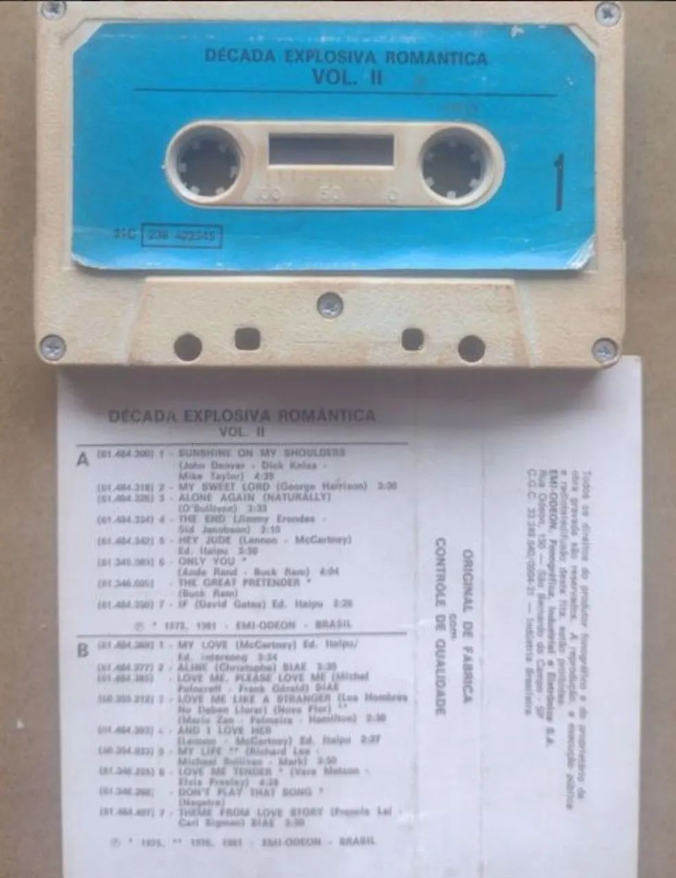 Fita K7 Década Explosiva Romântica de 1979 - Foto 3