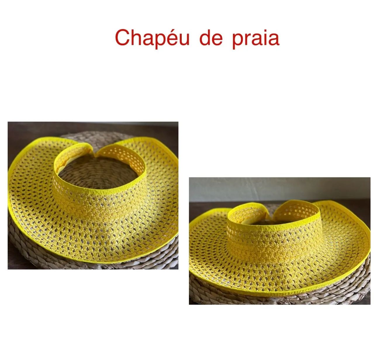 Chapéu de praia 