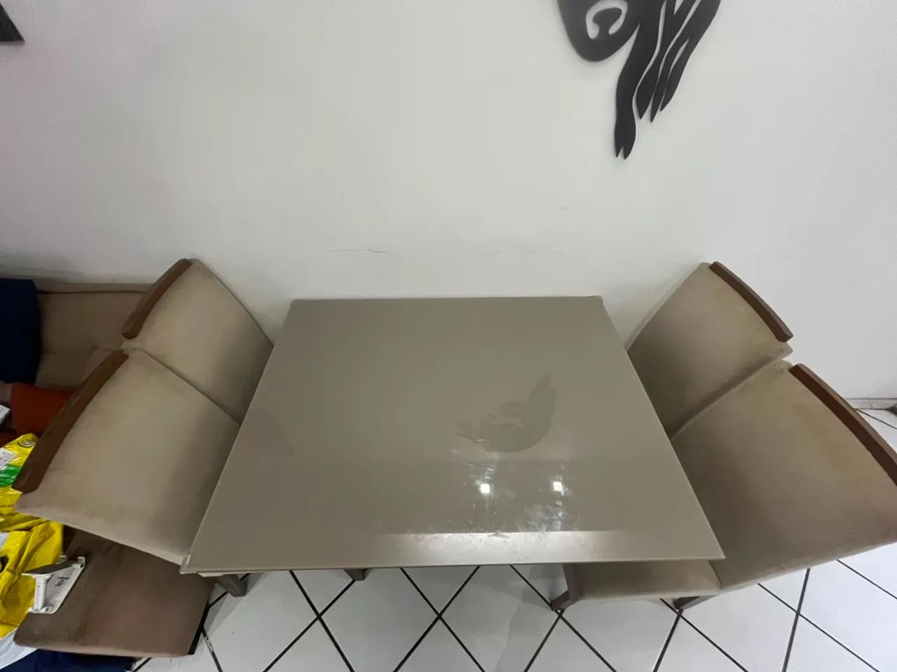 Mesa tampo em vidro 1,20x0,90 - Foto 3