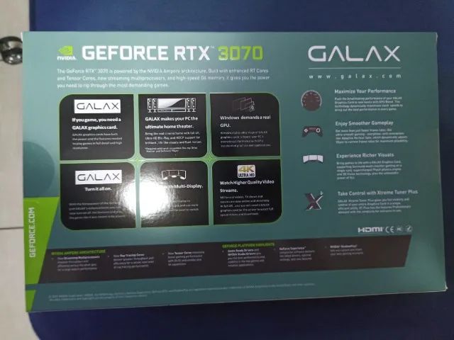 RTX 3070 Galaxy 8GB - Foto 2