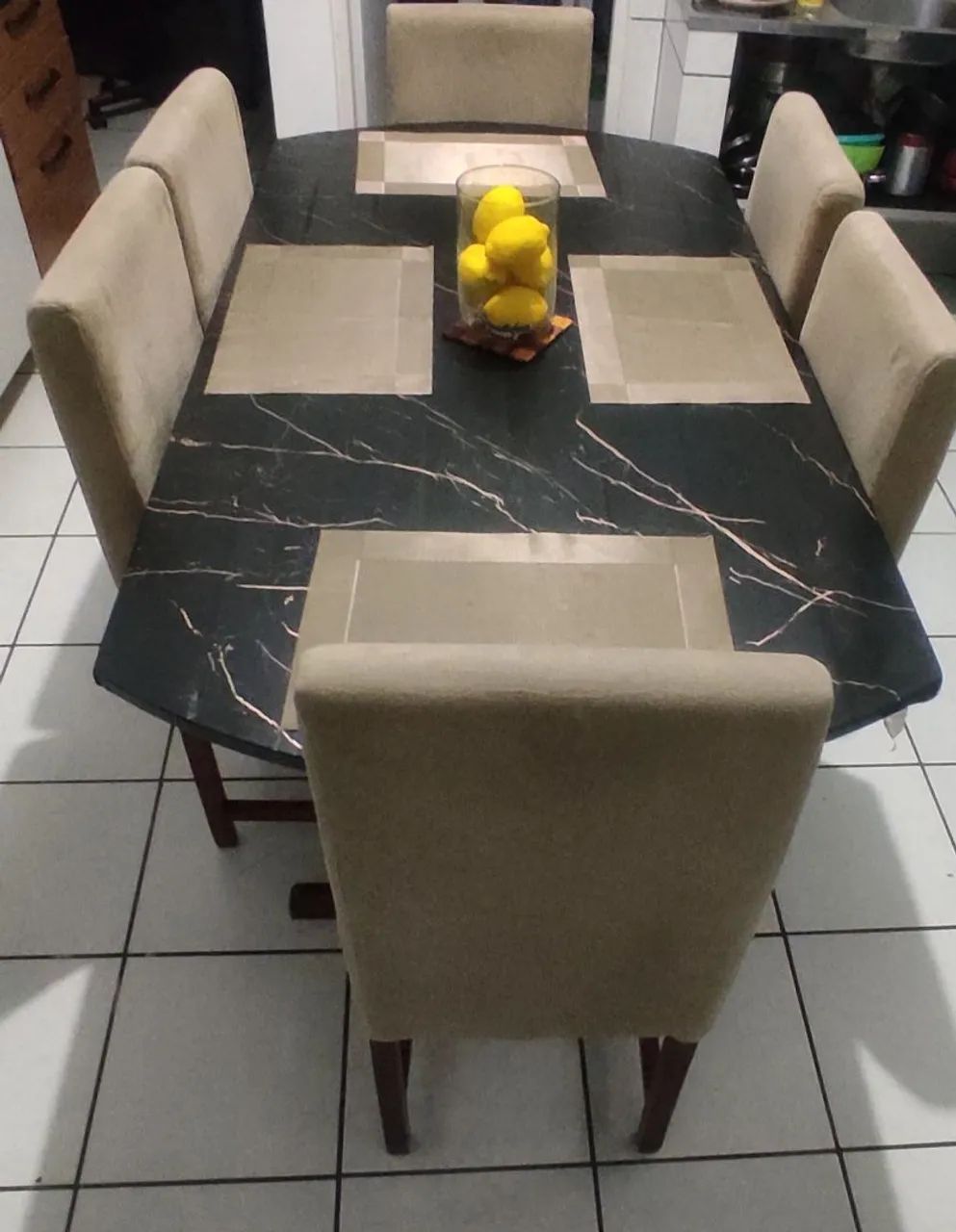 Conjunto de mesa de 6 caseiras. - Foto 2