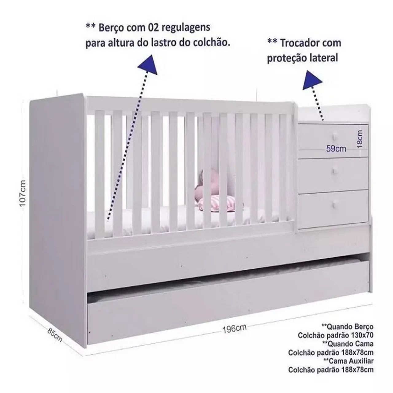 Berço Multiuso  - Foto 4