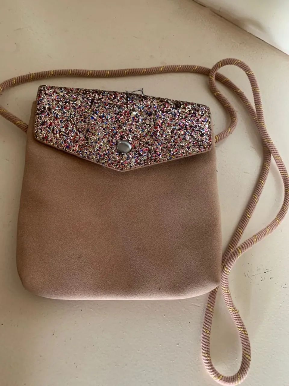 Bolsa Tiracolo Infantil com Brilho Hering Kids