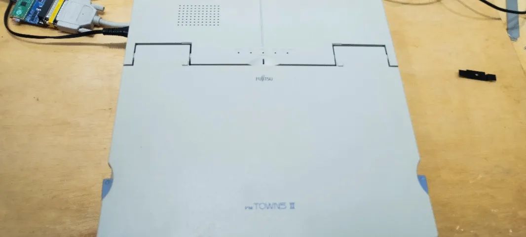 FM Towns Notebook Modelo SN34 - 486 com Leitor Bluescsi externo/maleta/manual/mouse/cabos - Foto 5