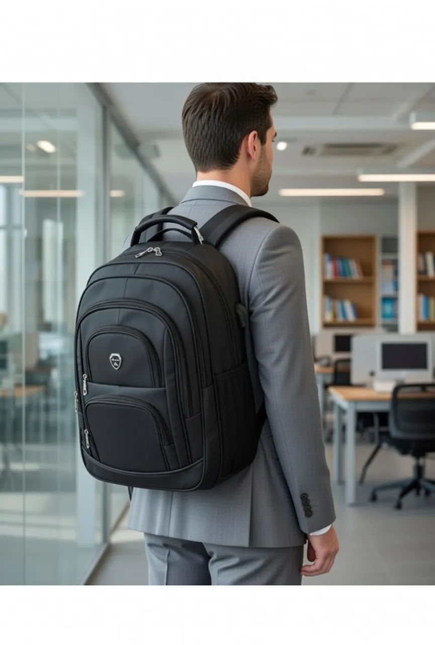  Mochilas Volta as Aulas Faculdade Trabalho Reforçadas Impermeáveis - Foto 3