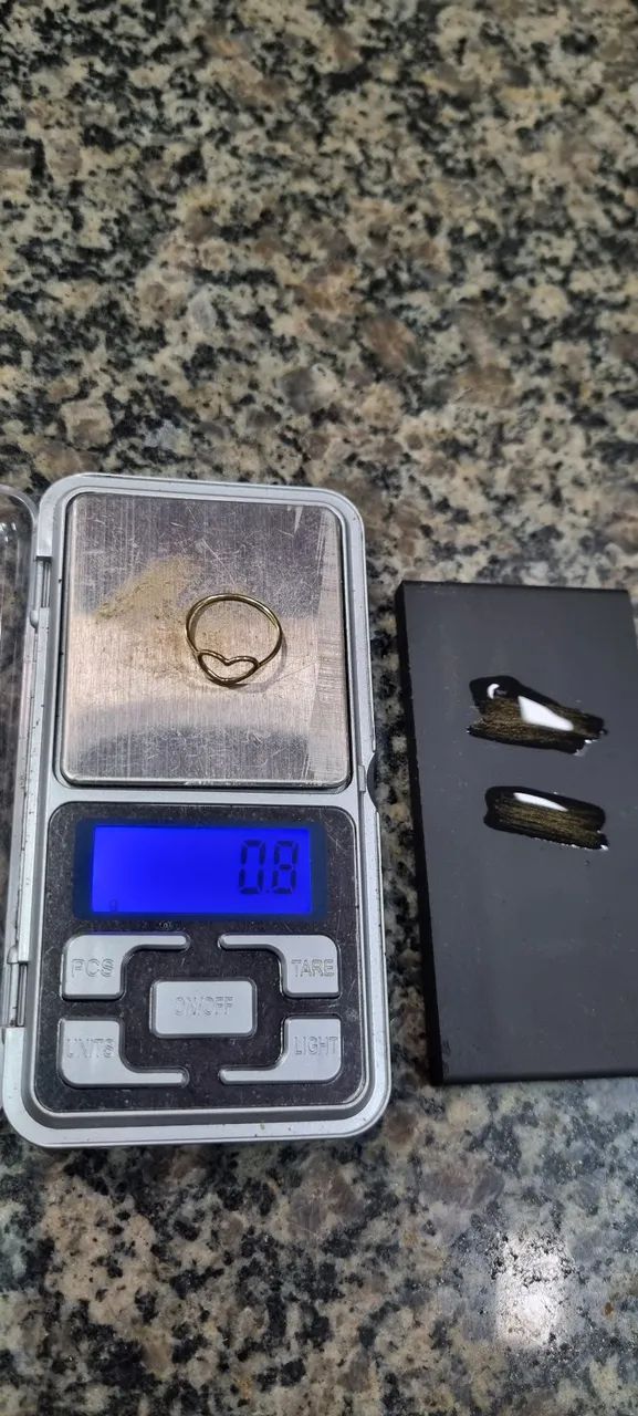Anel coração em ouro 18k 750 - Foto 3