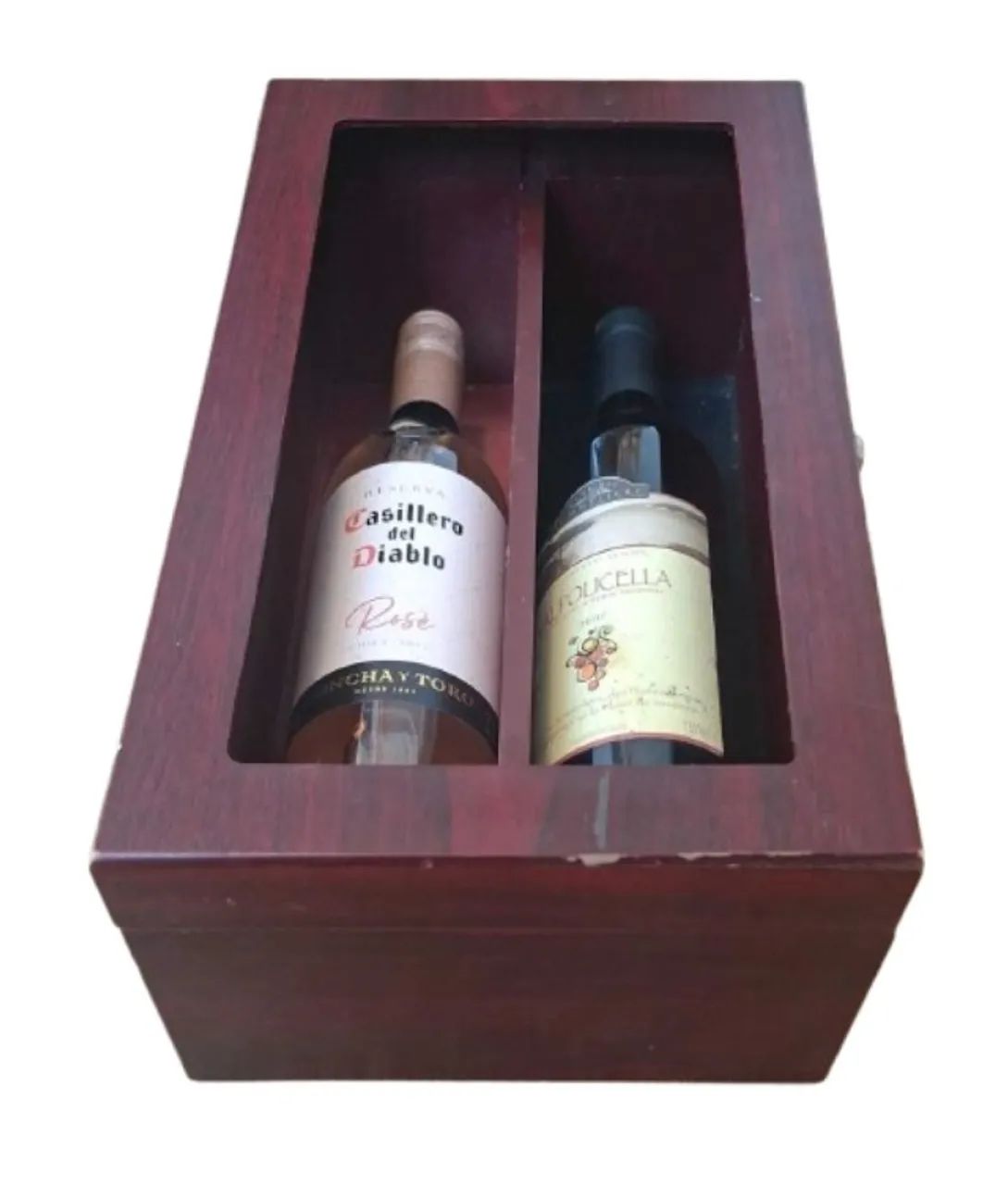 Caixa Case Para Vinho Vintage 2 Garrafas  - Foto 2