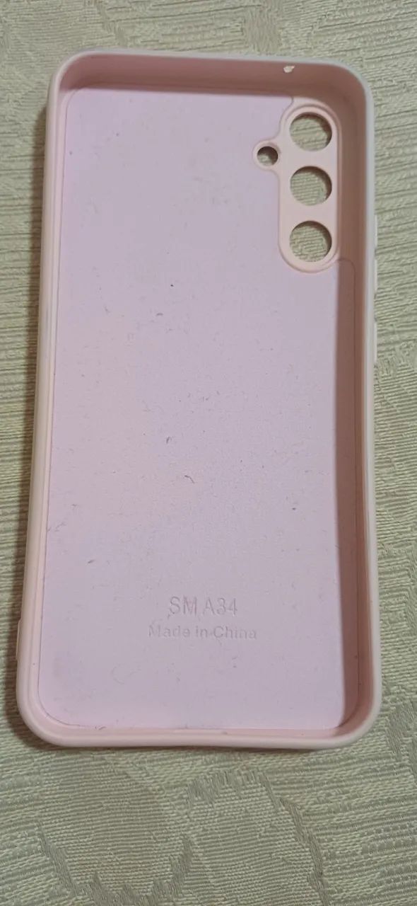 Capinha Celular rosa  A34 - Foto 3