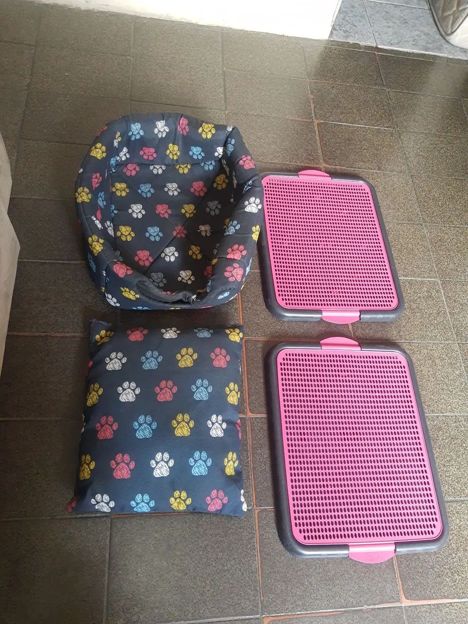 Caminha para pet + dois tapetes higiênico  - Foto 3