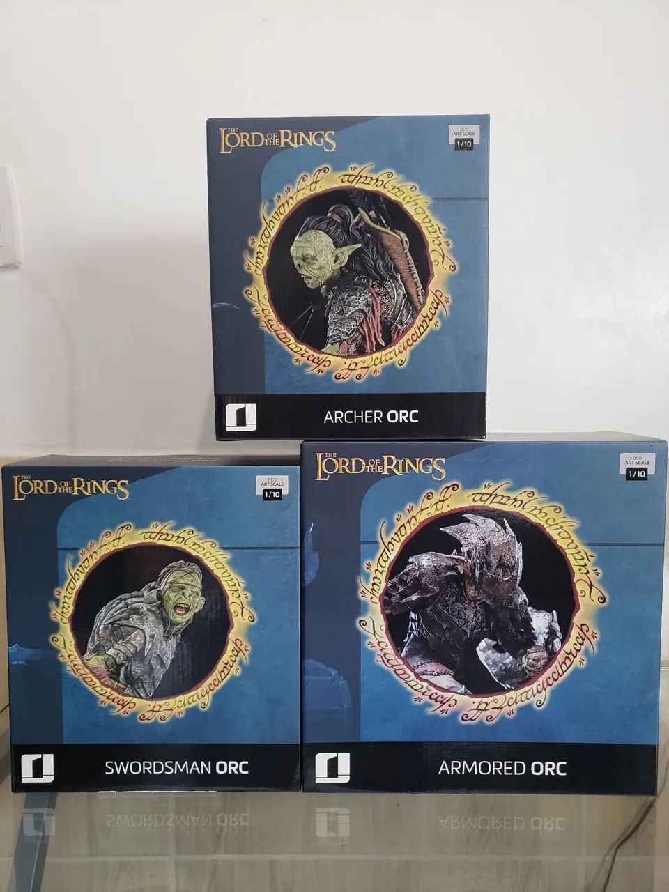 O Senhor dos Anéis- Goblins(orcs de Moria) Iron studios 