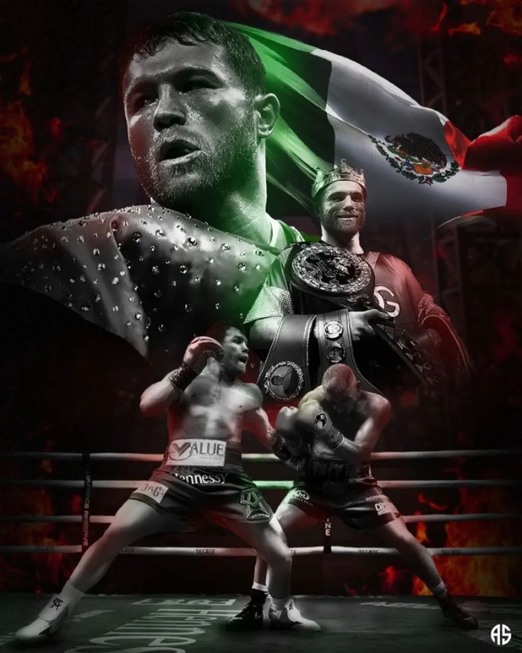 Luva de boxe 