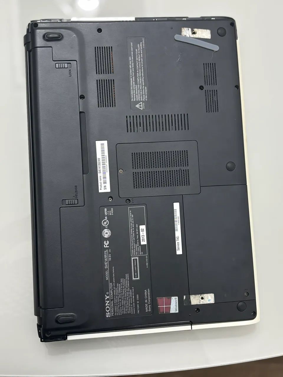 Notebook VAIO Funcionando - Teclado com Defeito - Foto 4