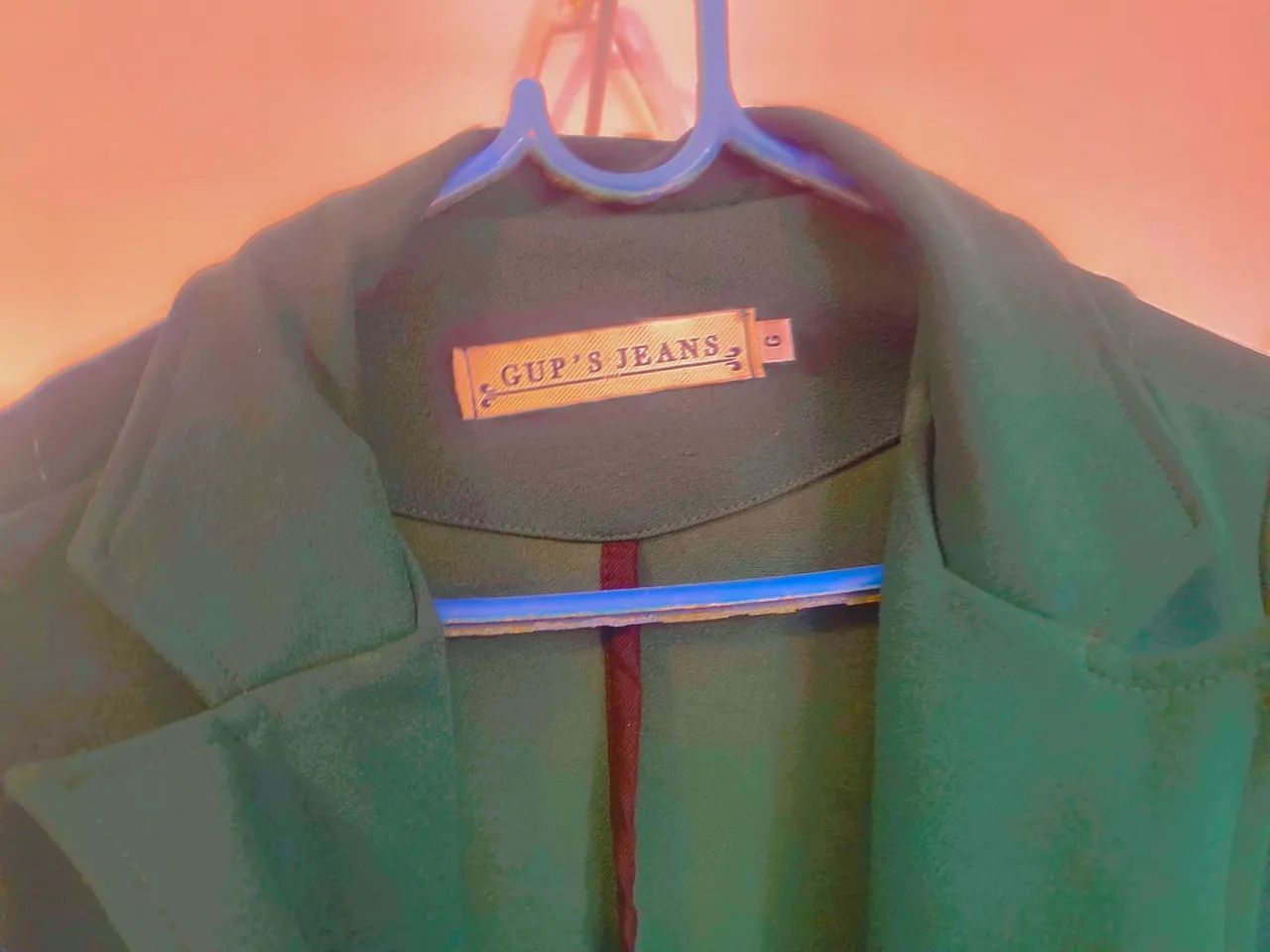 Blazer Gup's jeans verde G - Foto 3