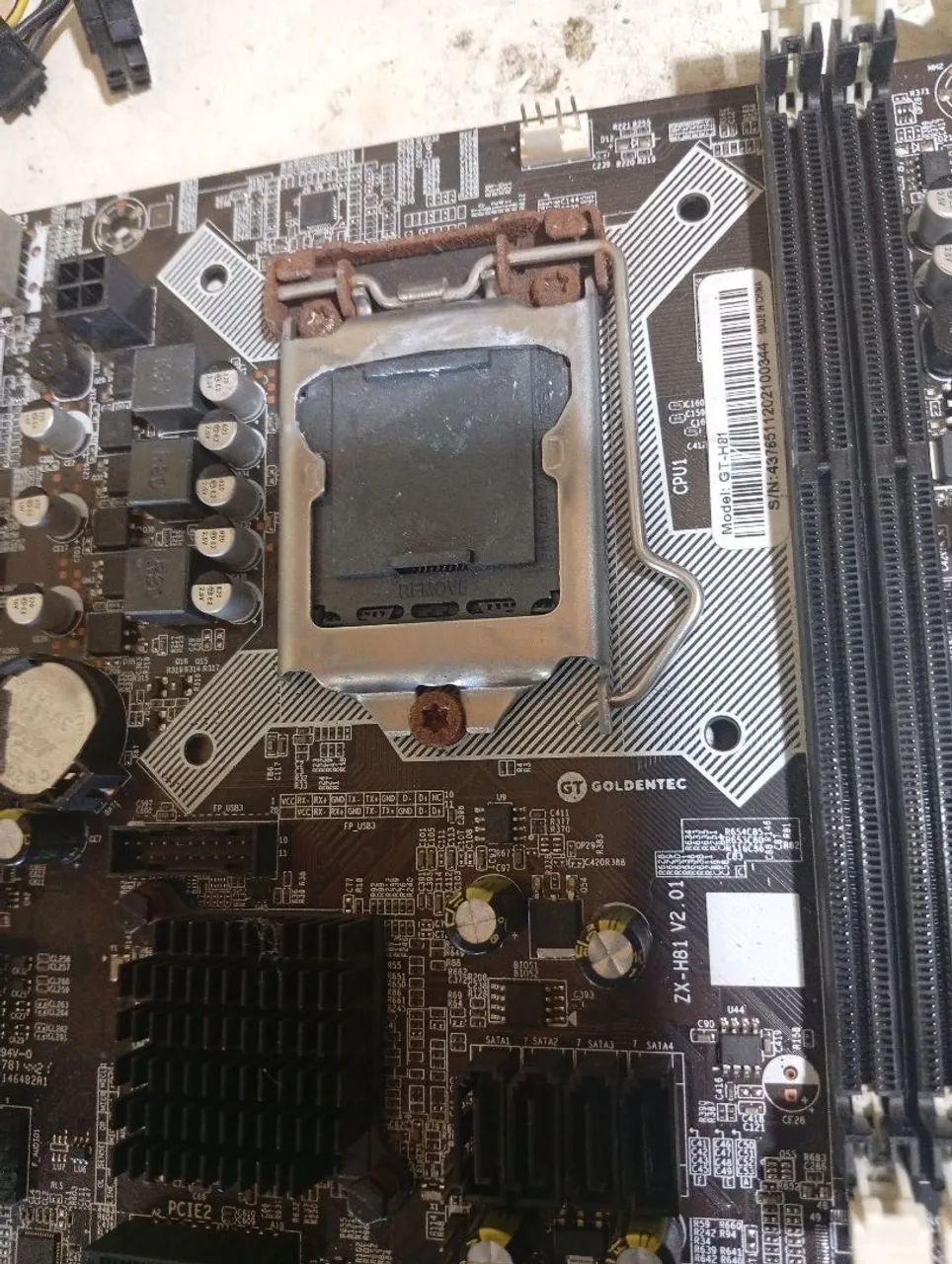 Kit 1150 ddr3 placa mãe + 4g 