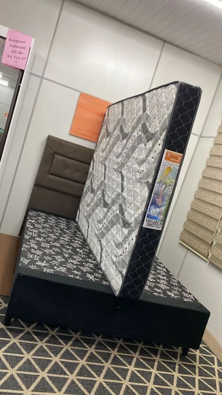 Cama box casal Status AG D65 - Novo - Foto 5