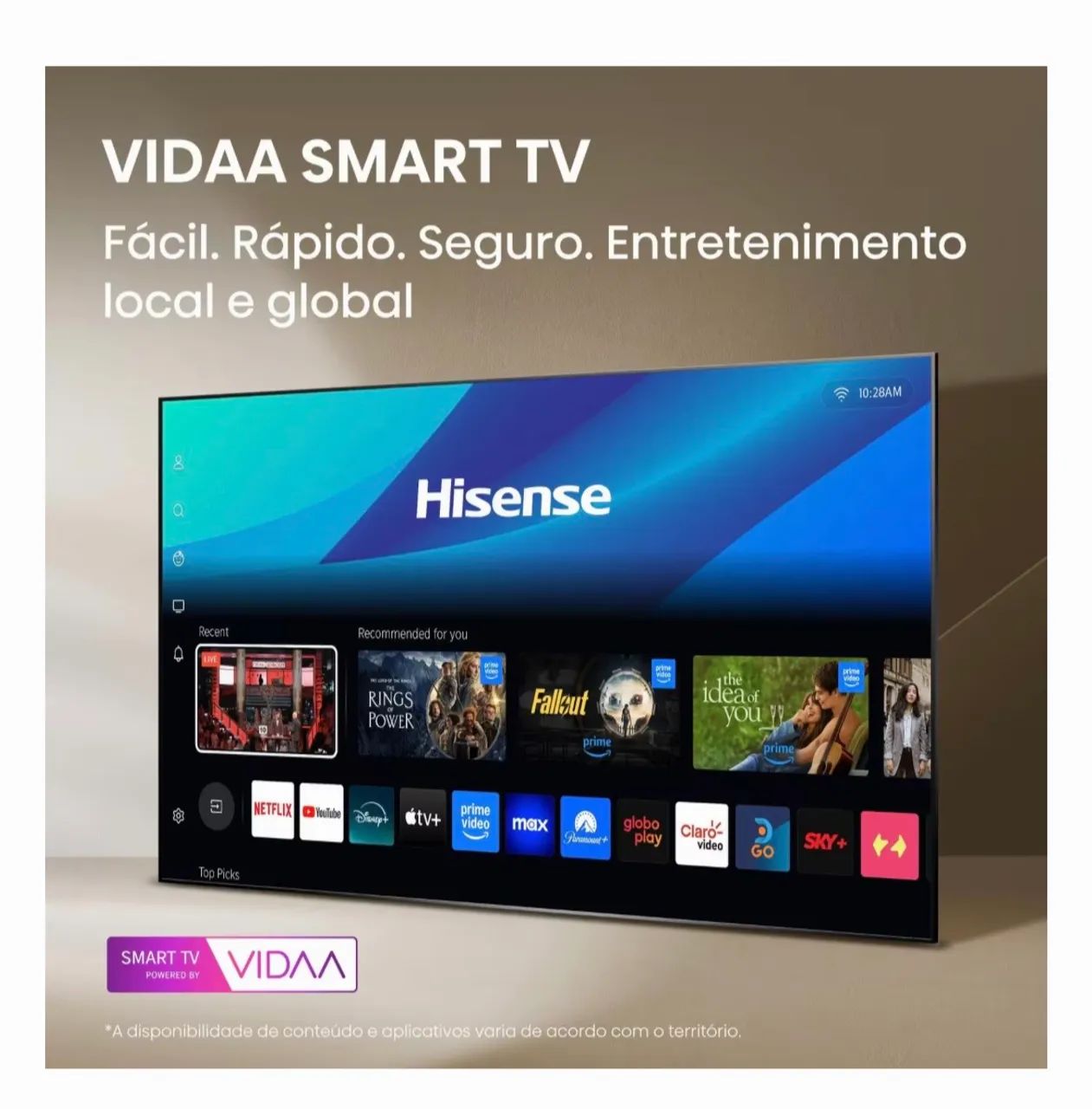 TV Hisense 75 Polegadas Nova Lacrada com Garantia e NF  - Foto 2