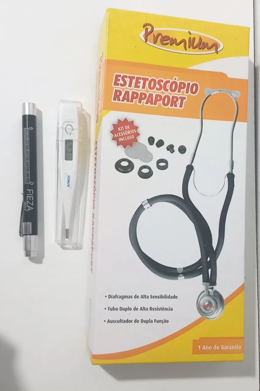 kit estetoscópio mais acessórios