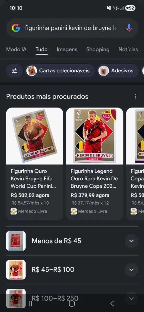 Figurinha panini kevin de bruyne legend gold - Foto 2