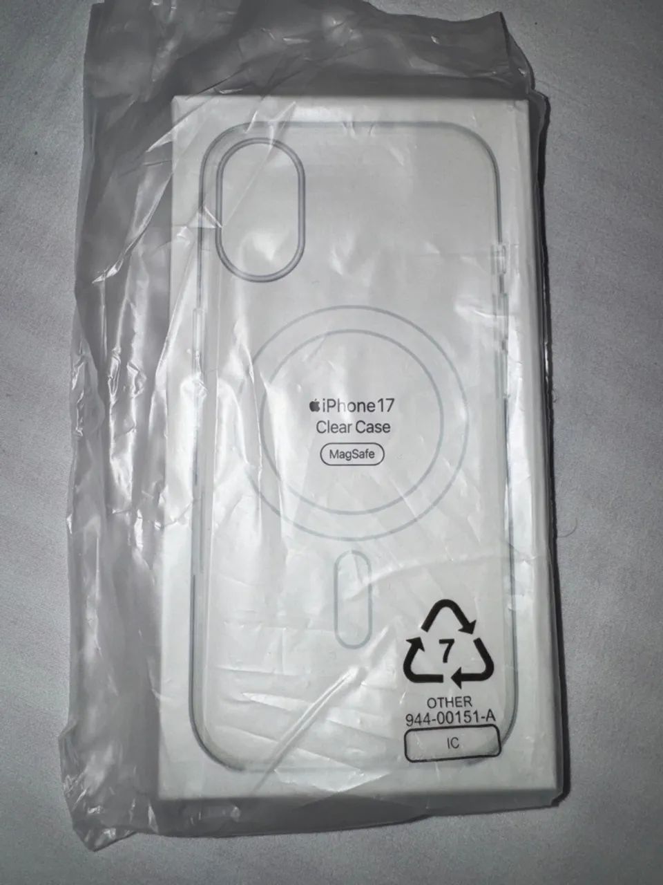 CAPA IPHONE 17 APPLE TRANSPARENTE MAGSAFE ORIGINAL - Foto 5