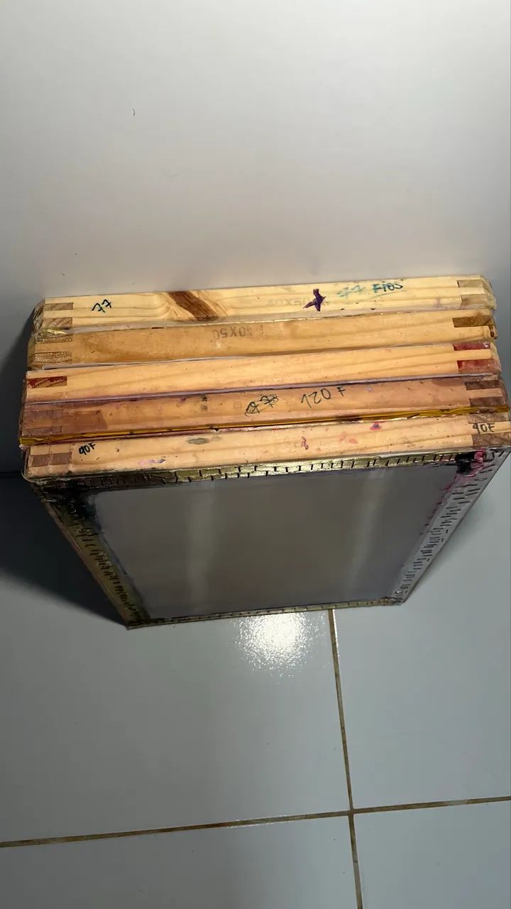 Kit 5 Telas de Serigrafia Prontas pra Estampar - Foto 3