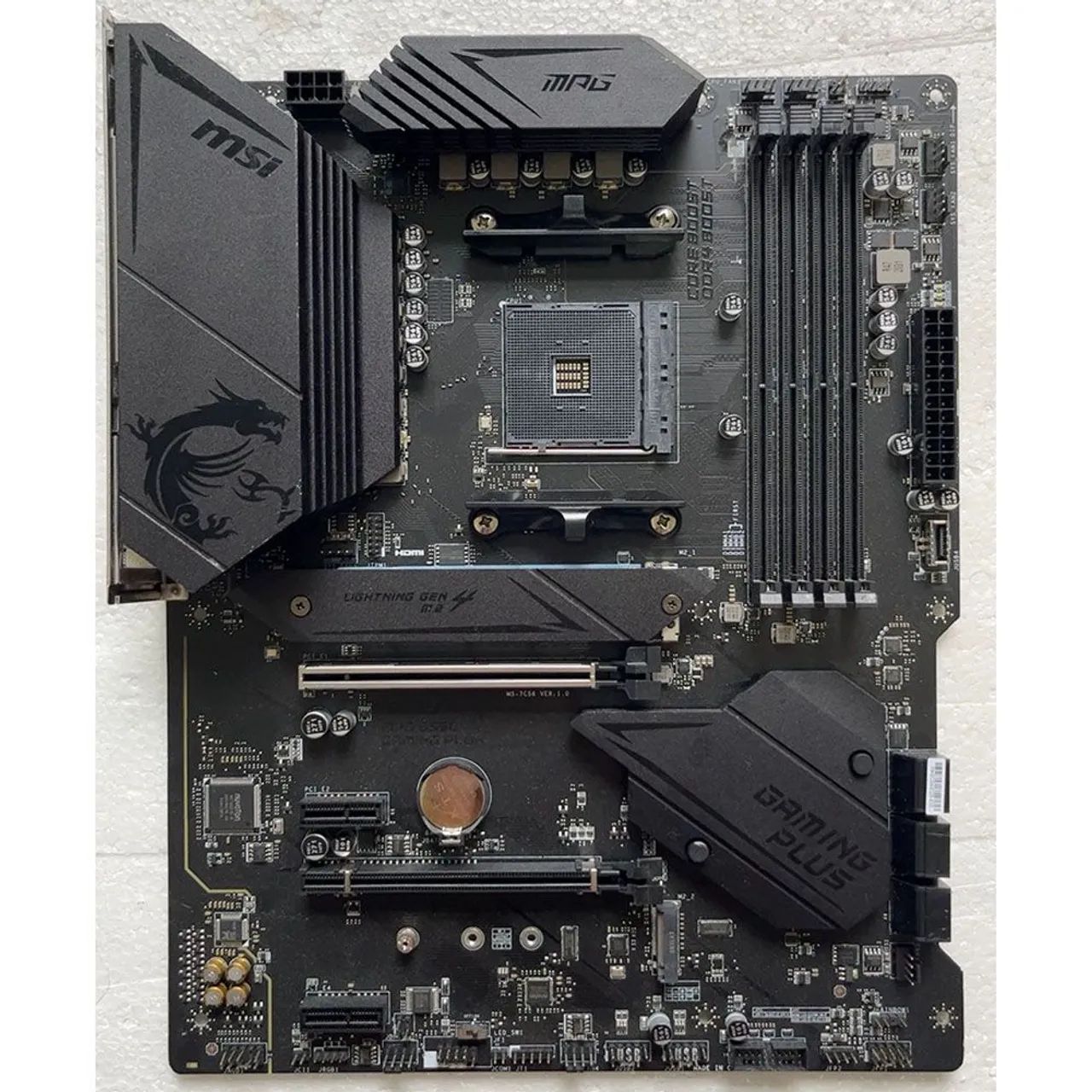 Placa mãe MSI MPG Gamming plus b550 - Foto 4