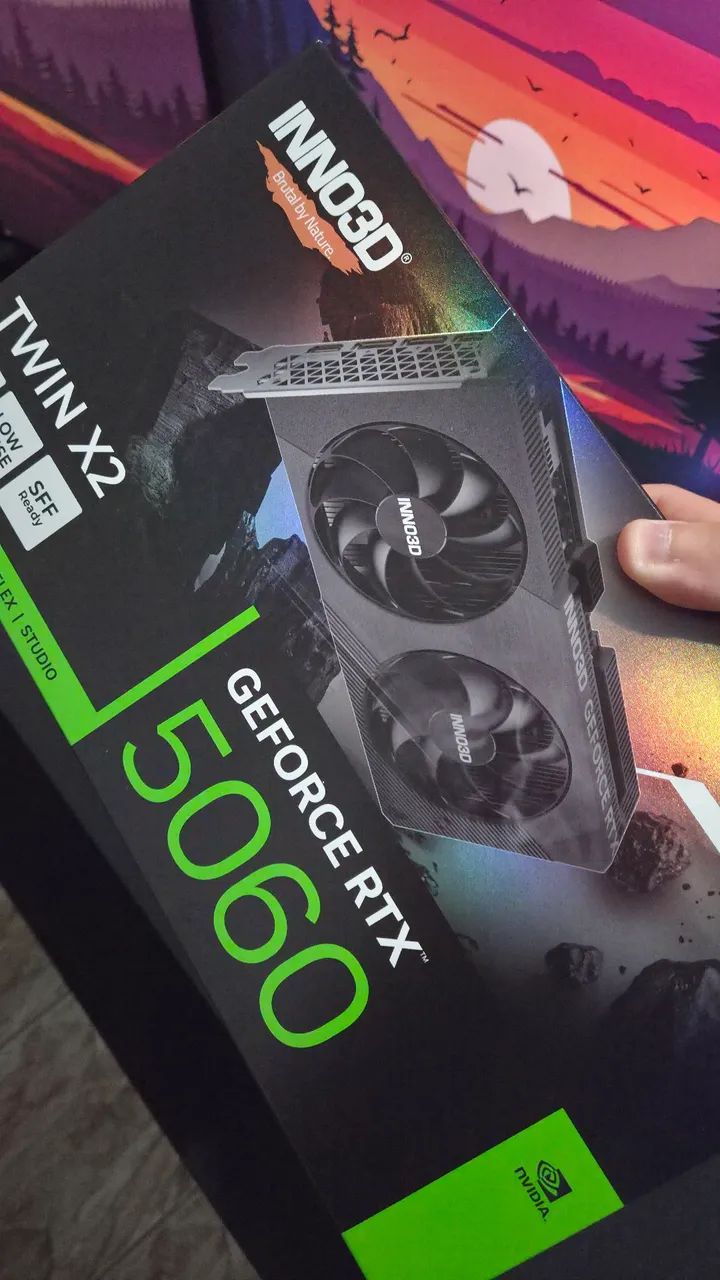 (Lacrada) RTX 5060 8GB Inno3d Twin 2x Nvidia Geforce - Foto 5