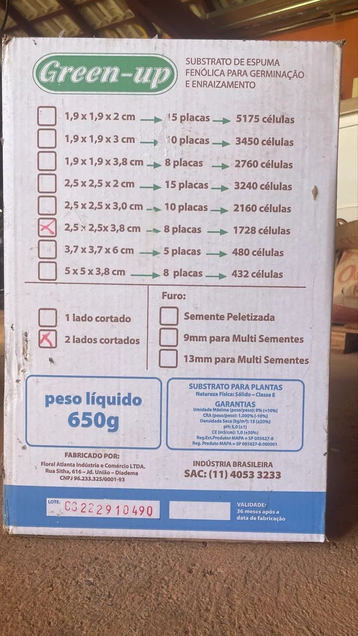 Substrato de espuma fenólica  - Foto 2