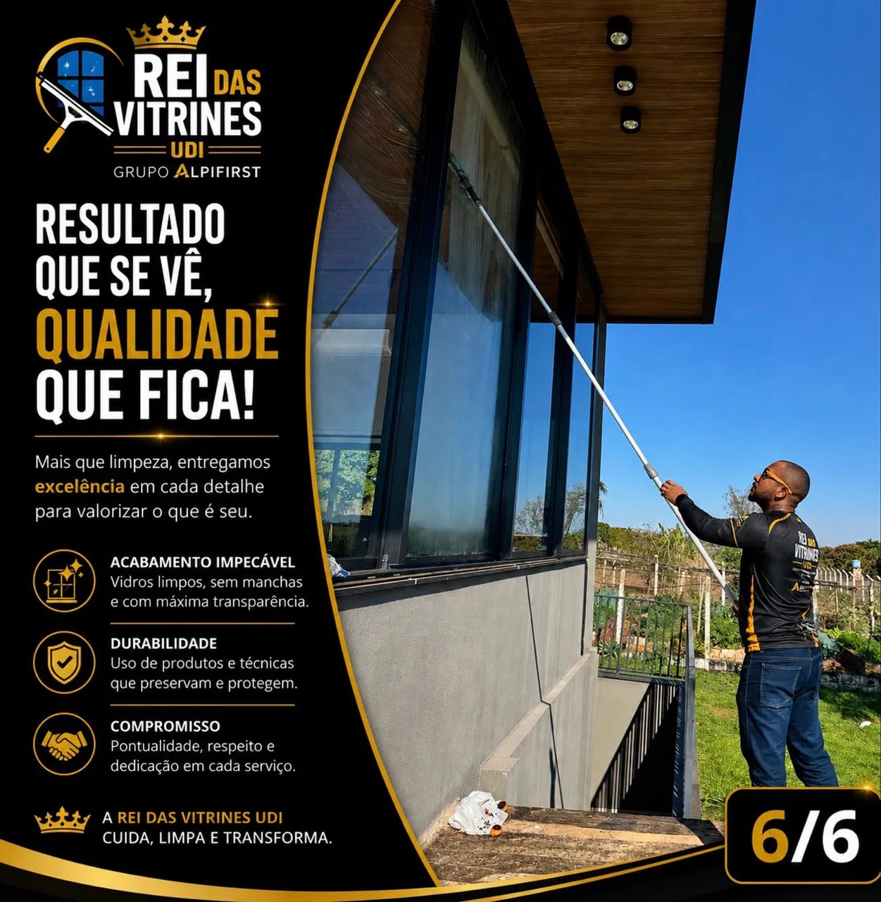 Limpeza de vidros residencial  - Foto 5