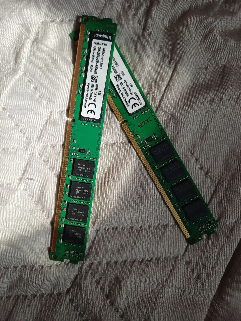 Memória Ram 2xDDR3 8GB cada