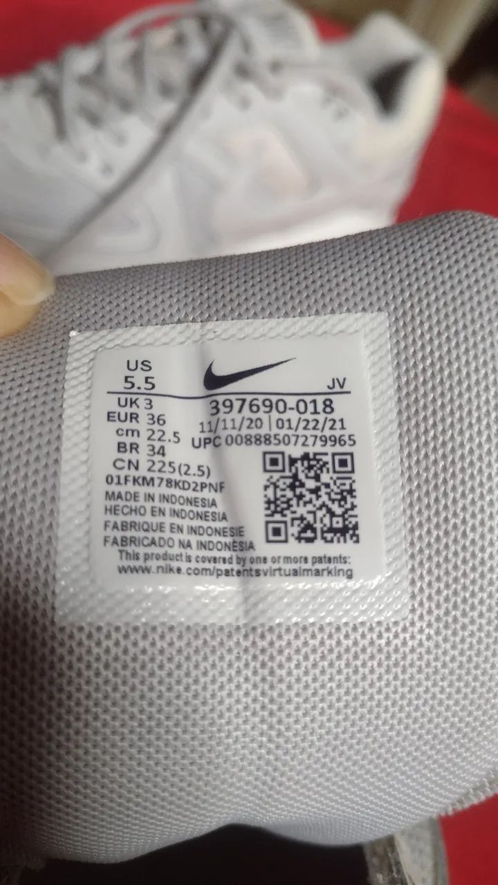 Tênis NIKE ORIGINAL 34 - Foto 5