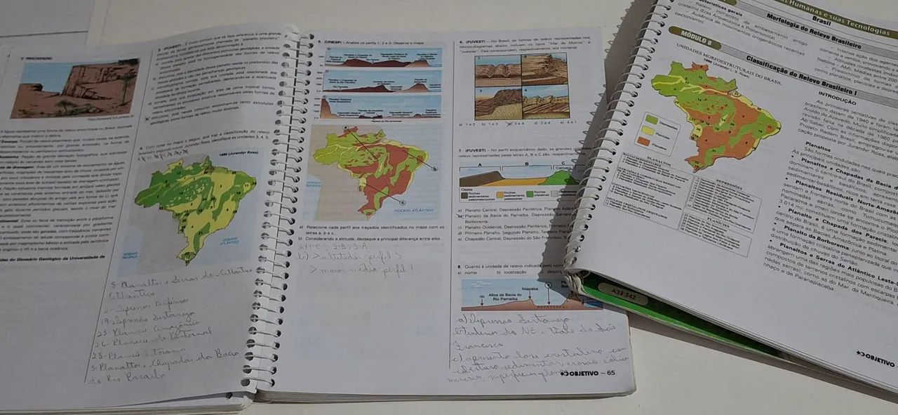 2 Apostilas 2-SL Teoria e Exercícios Objetivo  - Foto 3