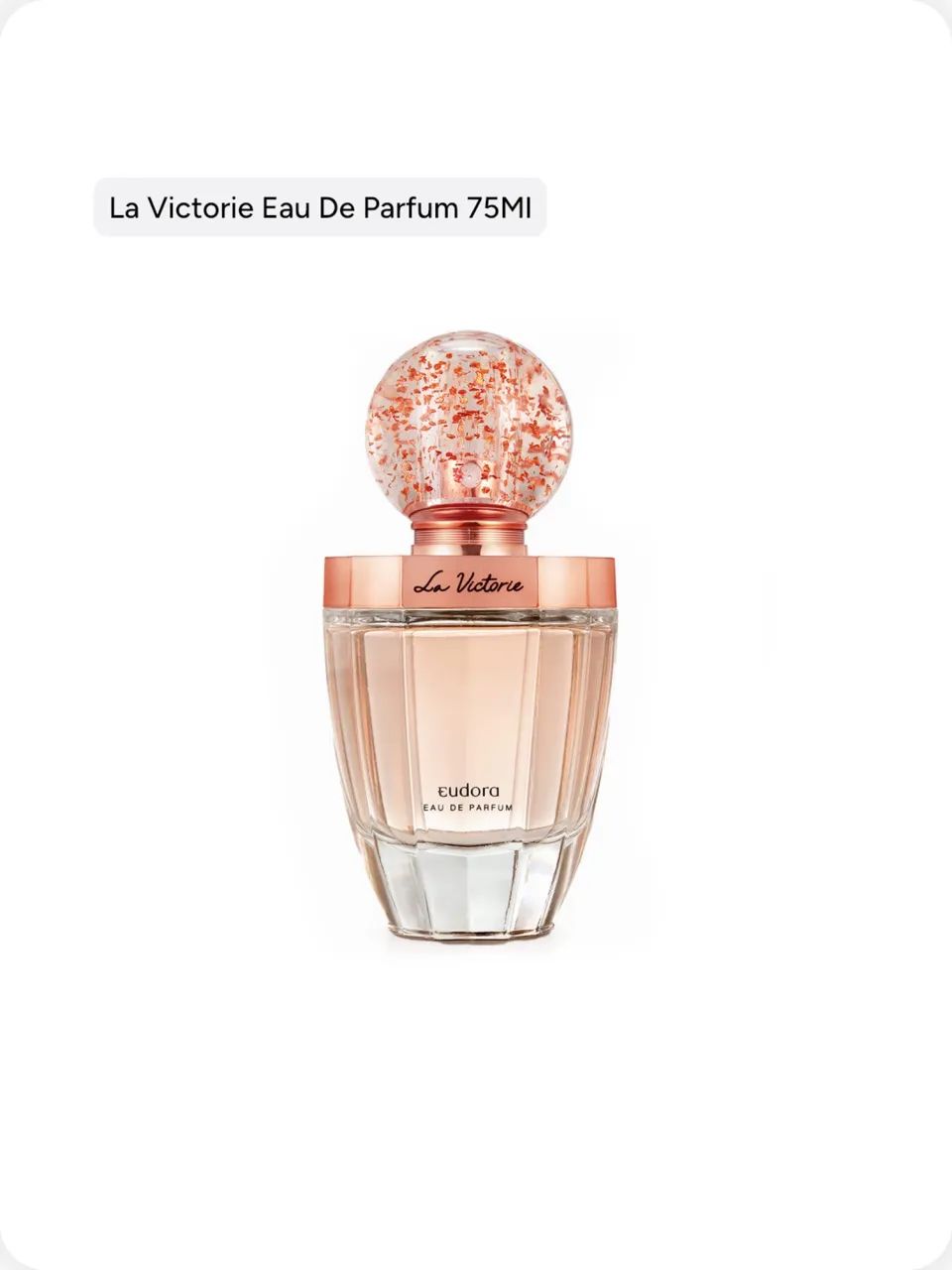 La Victorie Eau de Parfum 75ml - Eudora