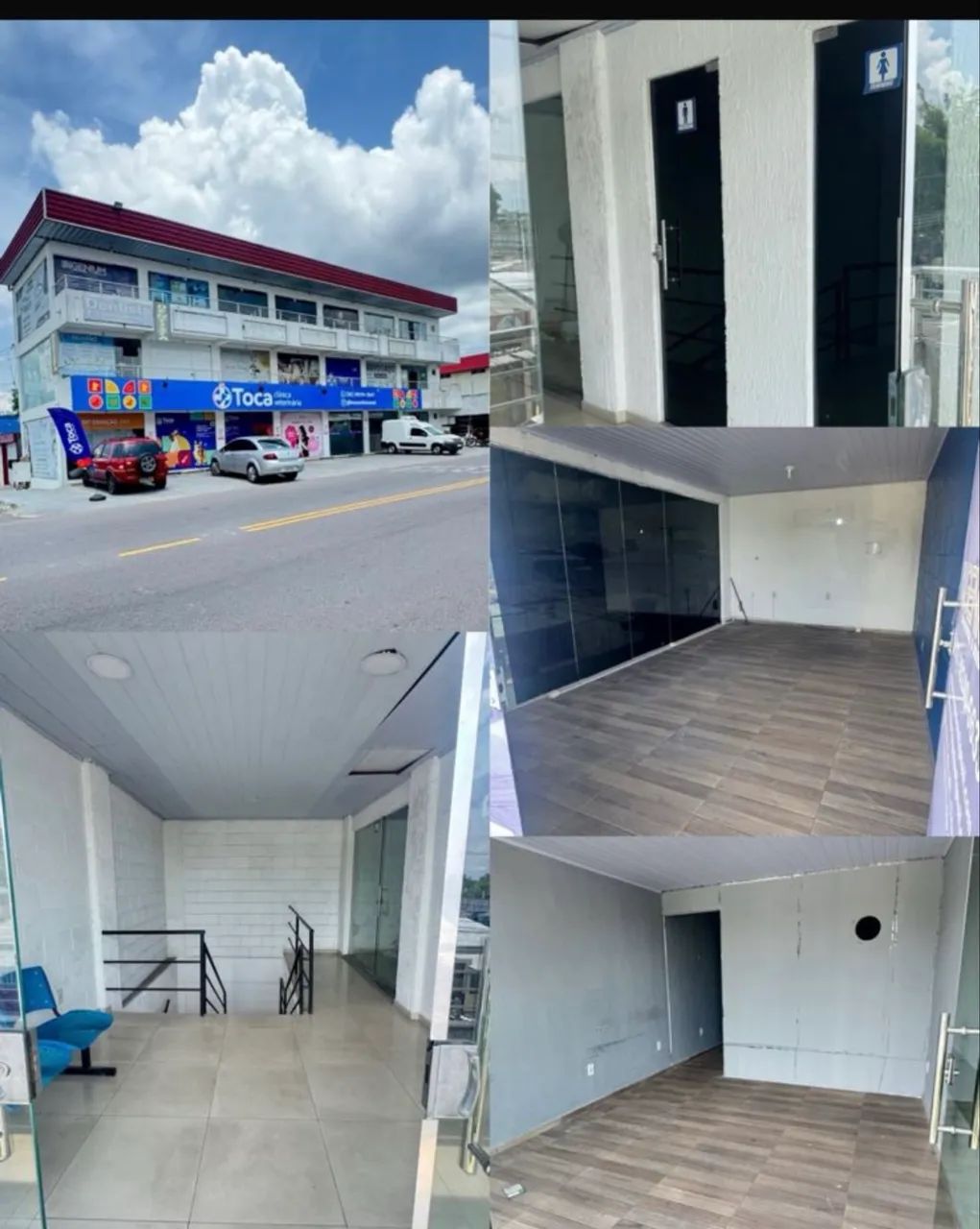 Alugo SALAS Comerciais na Rua Principal / Cidade Nova / R$1.100,00