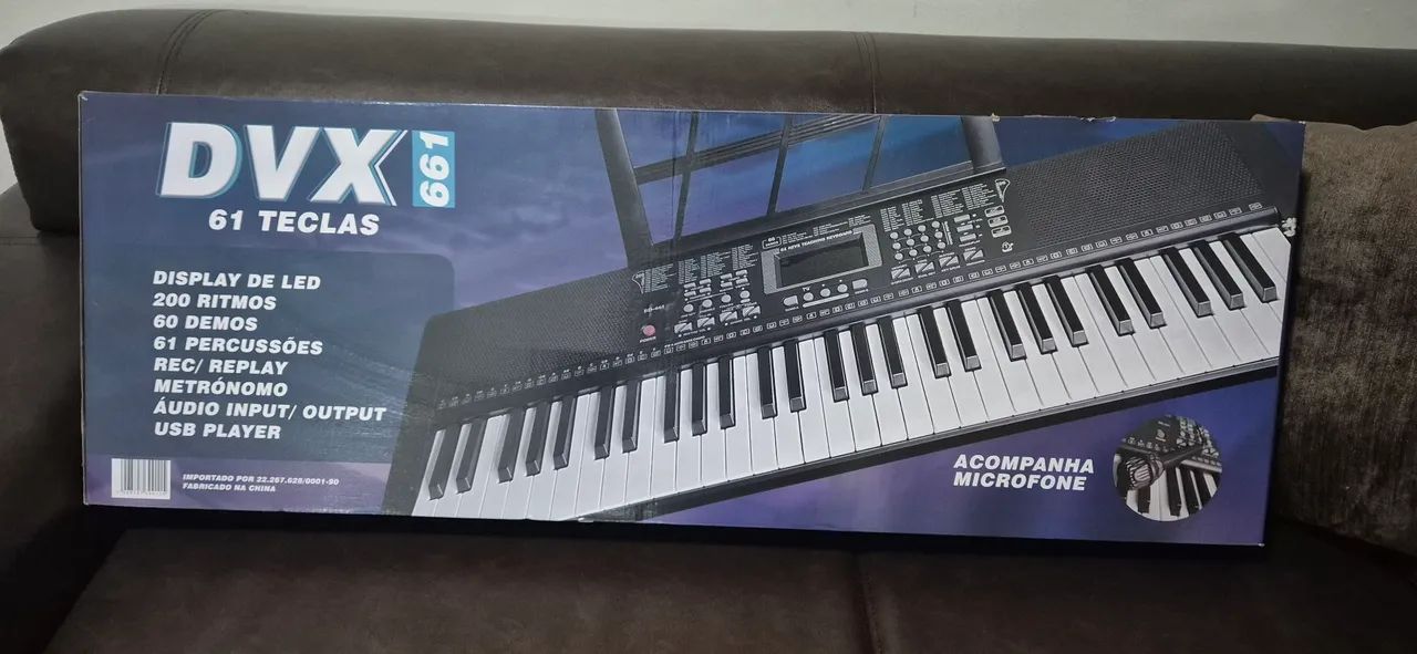 Teclado + Suporte - Instrumentos musicais - Núcleo Bandeirante