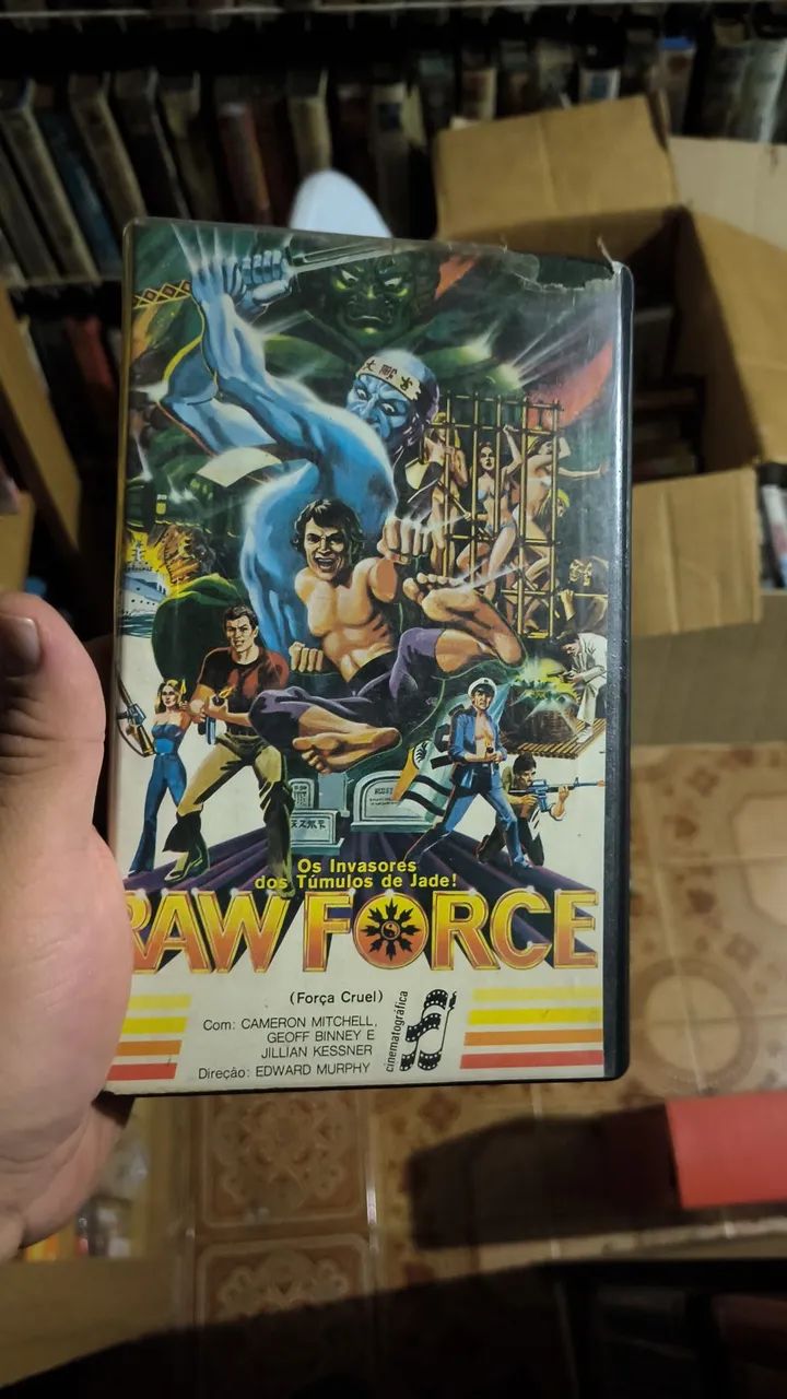 VHS Rawforce Os Invasores do túmulo de jade