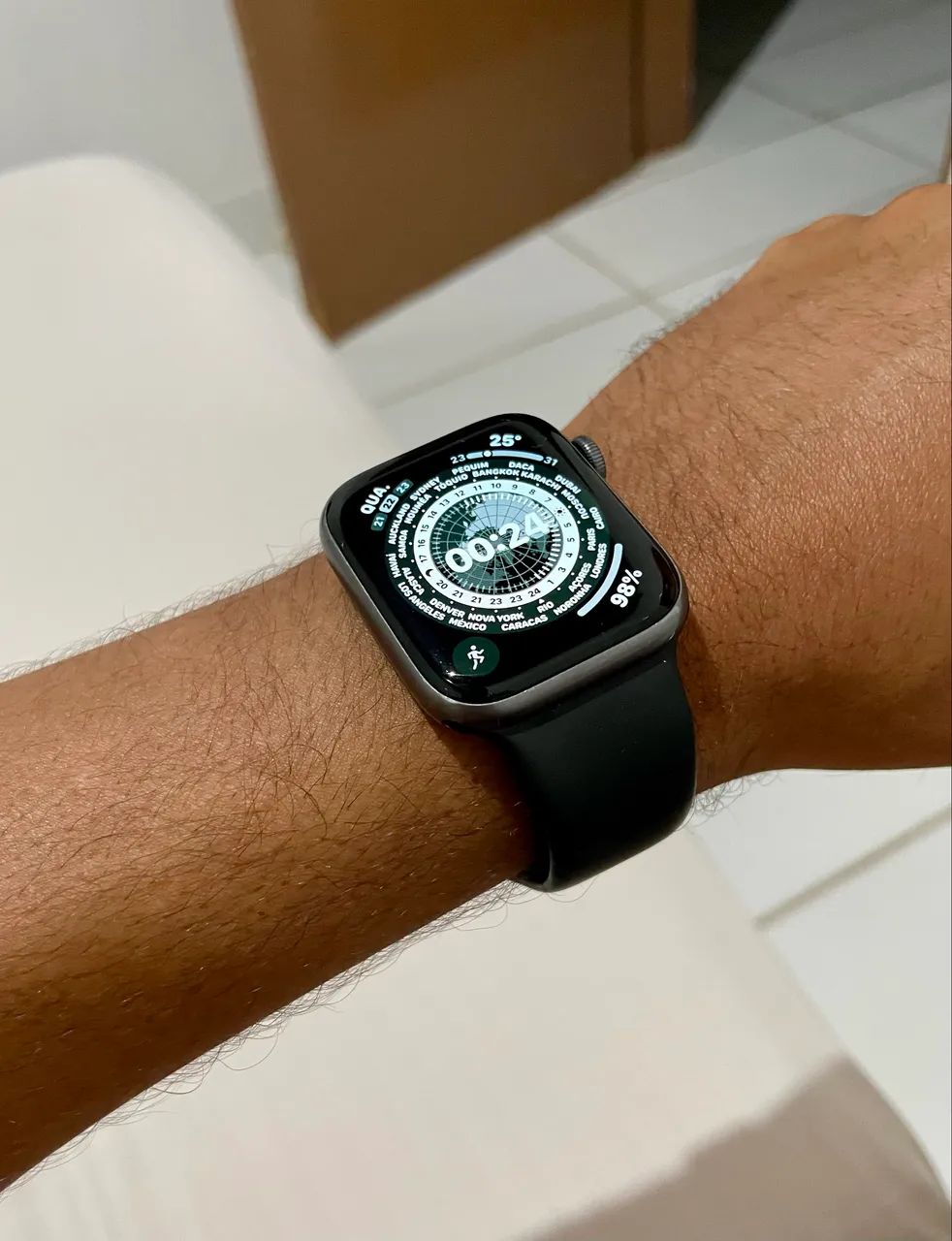 時計 Apple Watch series5 Apple Watch Series 5 Cellular + Gps, 44 mm, Aço Inoxidável Dourado