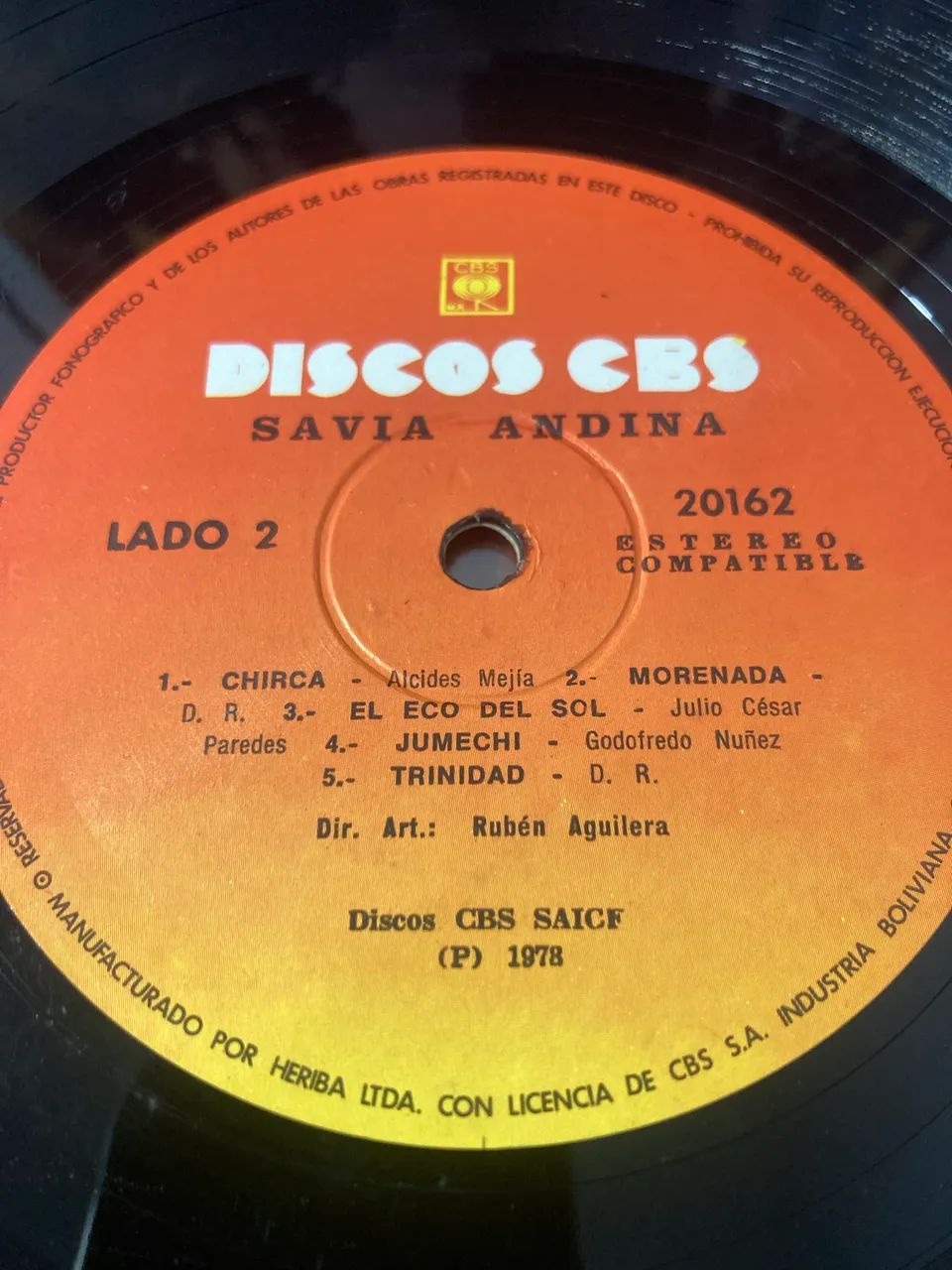 Lp savia andina 1978 - Foto 4