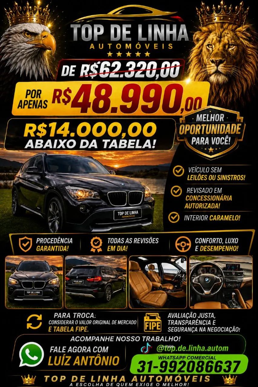 BMW X1 X1 SDRIVE 18i 2.0 16V 4x2 Aut. 2012