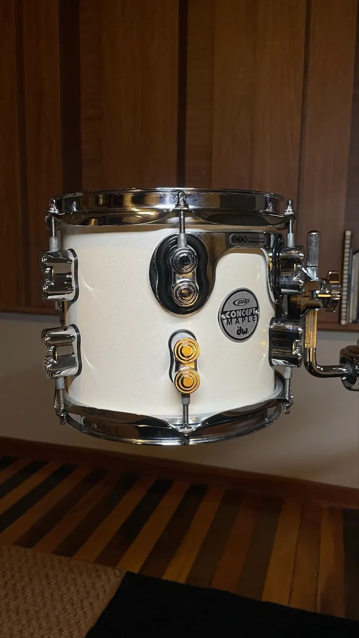 Bateria DW Design Series Maple (Shell Pack 4pcs + tom 8 PDP by DW) - Foto 2