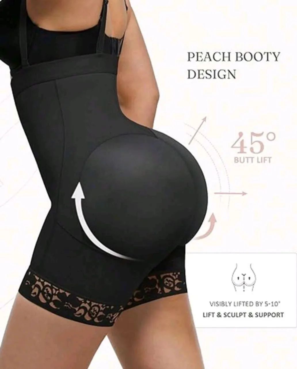 CINTA MODELADORA FEMENINA GG cor Preto - Foto 5