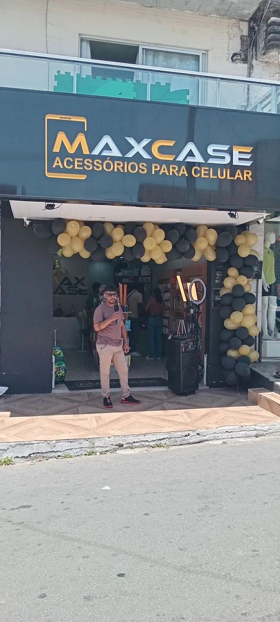 Locutor porta de loja