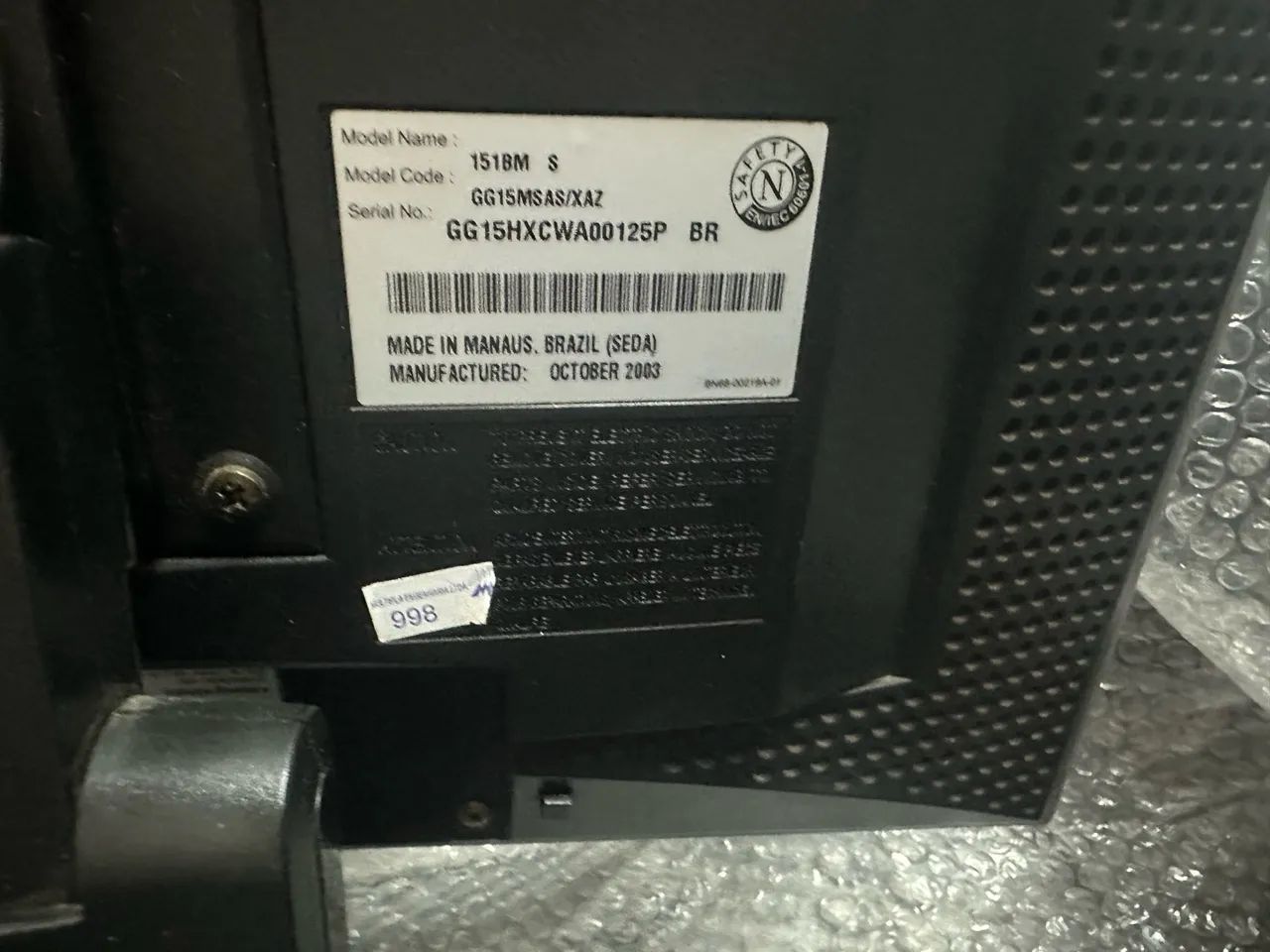 Monitor Samsung SyncMaster 633NW - Foto 4