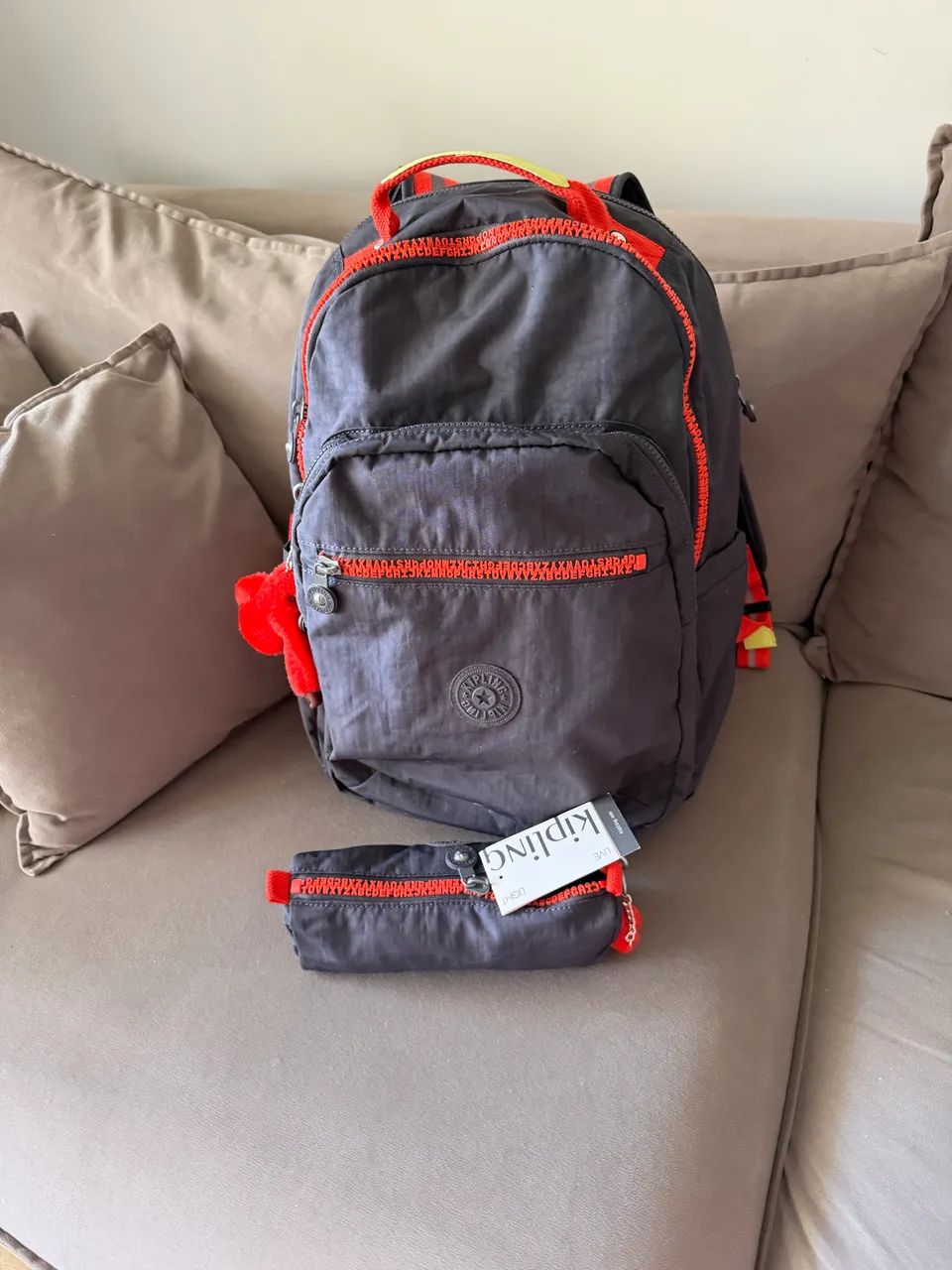 Kipling original - Mochila e estojo - Foto 3