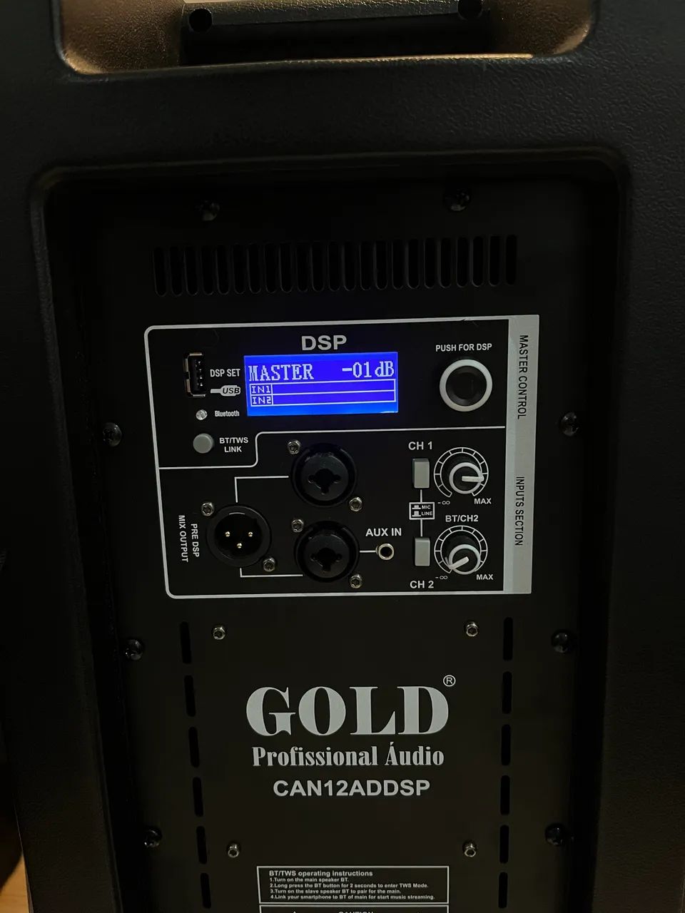 Caixa ativa 2000w Gold Can12  - Foto 5