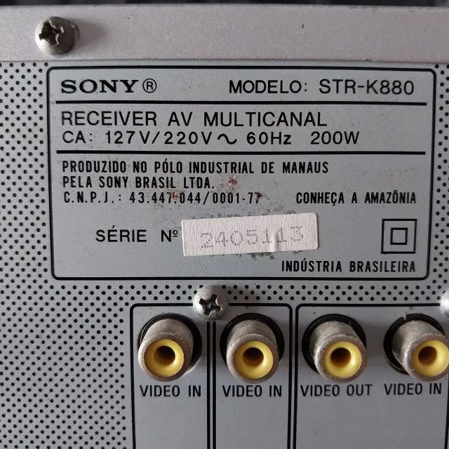 Receiver  da marca Sony  1.000w de potência(usado) - Foto 4